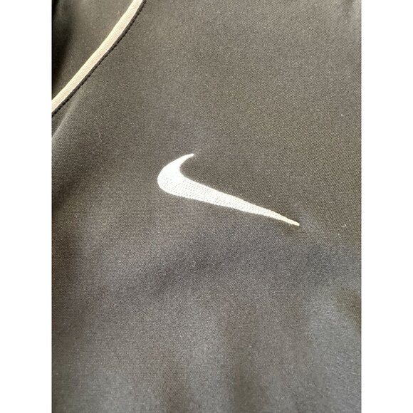Nike Womens‎ Black Dri- Fit Shirt Medium Long sleeve Fleece pullover polyester - Picture 3 of 8